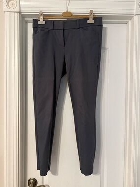 LOFT Marisa Slim Dress Pants - dark grey